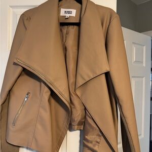 BB Dakota faux leather moto jacket